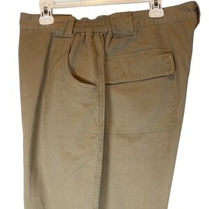 Roundtree & Yorke Outdoors Classic Fit Straight Leg Tan Micro Corduroy Pants 42